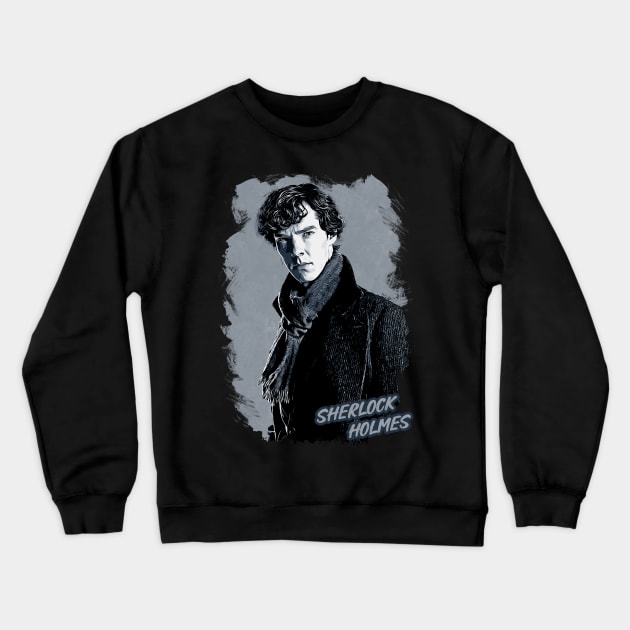 Sherlock Holmes Crewneck Sweatshirt by Rezronauth